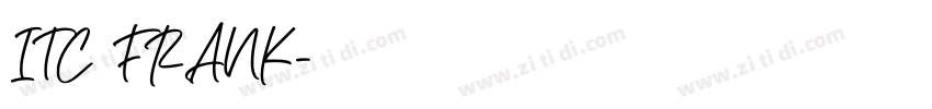 ITC FRANK字体转换
